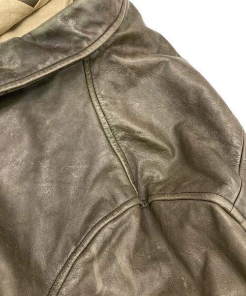 BANANA REPUBLIC（バナナリパブリック）BANANA REPUBLIC (バナナリパブリック) ［古着］レザージャケット ブラウン サイズ:XLの古着・服飾アイテム