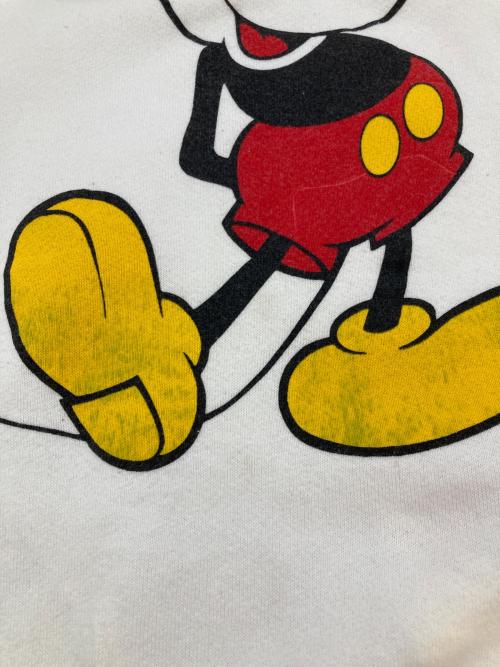 DISNEY（ディズニー）DISNEY (ディズニー) ［古着］クルーネックスウェット ホワイト×ブラック サイズ:XLの古着・服飾アイテム