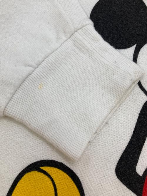 DISNEY（ディズニー）DISNEY (ディズニー) ［古着］クルーネックスウェット ホワイト×ブラック サイズ:XLの古着・服飾アイテム