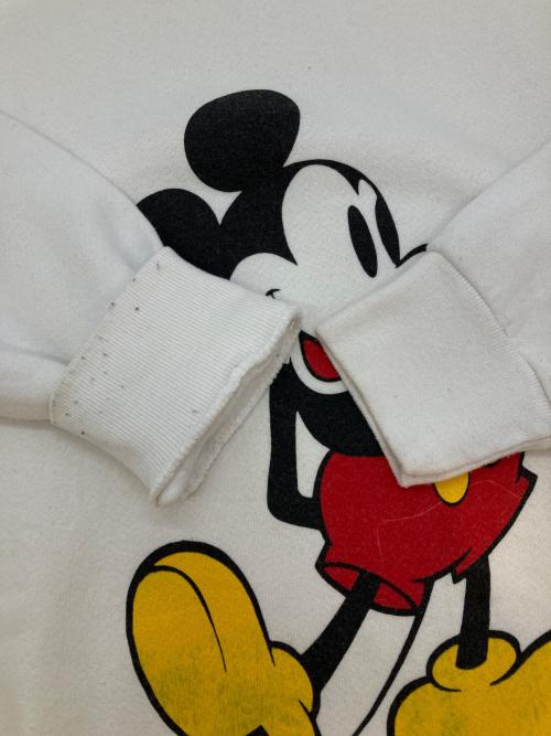DISNEY（ディズニー）DISNEY (ディズニー) ［古着］クルーネックスウェット ホワイト×ブラック サイズ:XLの古着・服飾アイテム