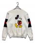 DISNEY（ディズニー）の古着「［古着］クルーネックスウェット」｜ホワイト×ブラック