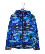 F.C.R.B.エフシーレアルブリストル）の古着「CAMOUFLAGE PRACTICE JAKET」｜ブルー