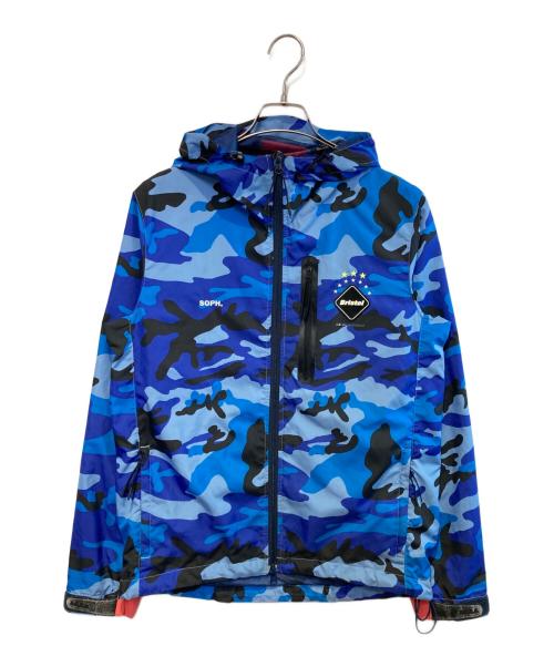 F.C.R.B.（エフシーレアルブリストル）F.C.R.B. (エフシーレアルブリストル) CAMOUFLAGE PRACTICE JAKET ブルー サイズ:Sの古着・服飾アイテム