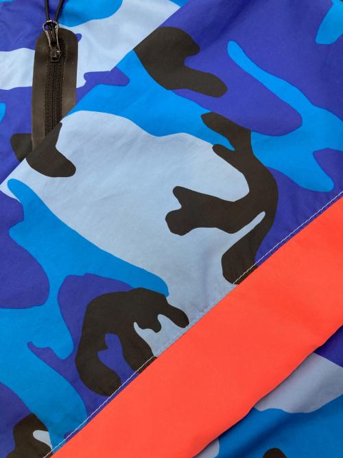 F.C.R.B.（エフシーレアルブリストル）F.C.R.B. (エフシーレアルブリストル) CAMOUFLAGE PRACTICE JAKET ブルー サイズ:Sの古着・服飾アイテム