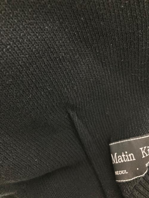 Matin Kim（マーティン・キム）Matin Kim (マーティン・キム) ニットカーディガン ブラック サイズ:Freeの古着・服飾アイテム