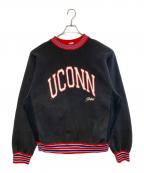 Signature by Eds Westシグネイチャー）の古着「［古着］プリントスウェット」｜ブラック