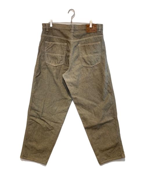 pellepelle（ペレペレ）pellepelle (ペレペレ) ［古着］ワイドデニムパンツ ブラウン サイズ:38の古着・服飾アイテム