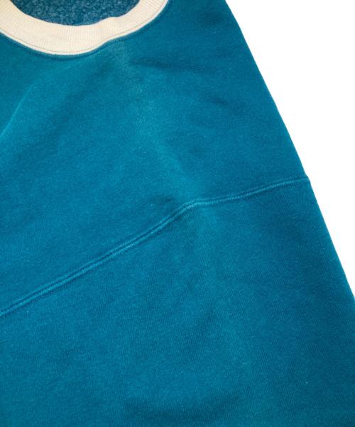 Champion REVERSE WEAVE（チャンピオン リバース ウィーブ）Champion REVERSE WEAVE (チャンピオン リバース ウィーブ) クルーネックスウェット ブルー×ホワイト サイズ:Ｌの古着・服飾アイテム