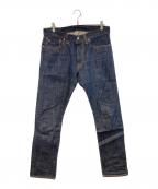 RRLダブルアールエル）の古着「LOW STRAIGHT LEGデニムパンツ」｜インディゴ