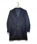UNITED ARROWSユナイテッドアローズ）の古着「ウールカシミヤシングルチェスターコート」｜ネイビー