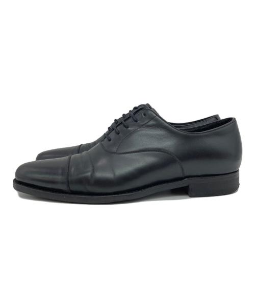 UNITED ARROWS（ユナイテッドアローズ）UNITED ARROWS (ユナイテッドアローズ) キャップトゥシューズ ブラック サイズ:6 1/2の古着・服飾アイテム