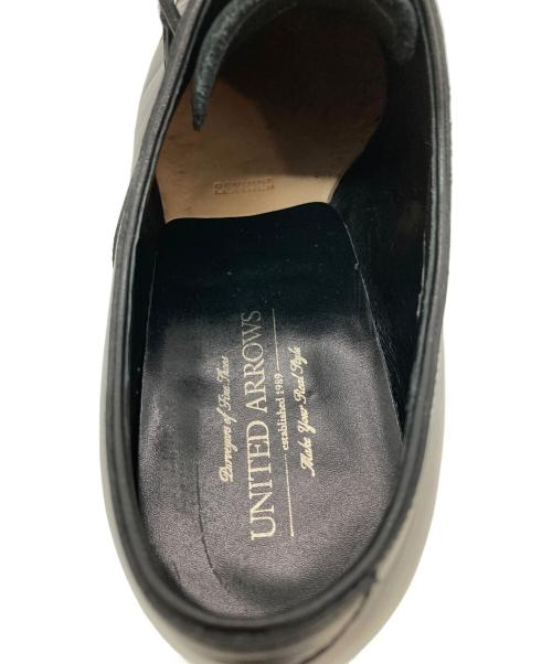 UNITED ARROWS（ユナイテッドアローズ）UNITED ARROWS (ユナイテッドアローズ) キャップトゥシューズ ブラック サイズ:6 1/2の古着・服飾アイテム