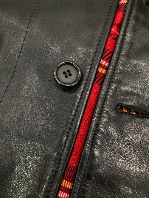 JAMES GROSE（ジェームスグロース）JAMES GROSE (ジェームスグロース) ホースレザージャケット ブラック サイズ:42の古着・服飾アイテム