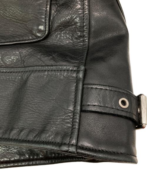 JAMES GROSE（ジェームスグロース）JAMES GROSE (ジェームスグロース) ホースレザージャケット ブラック サイズ:42の古着・服飾アイテム