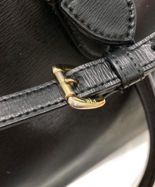 LAUREN RALPH LAUREN（ローレンラルフローレン）LAUREN RALPH LAUREN (ローレンラルフローレン) 2wayトートバッグ ブラックの古着・服飾アイテム