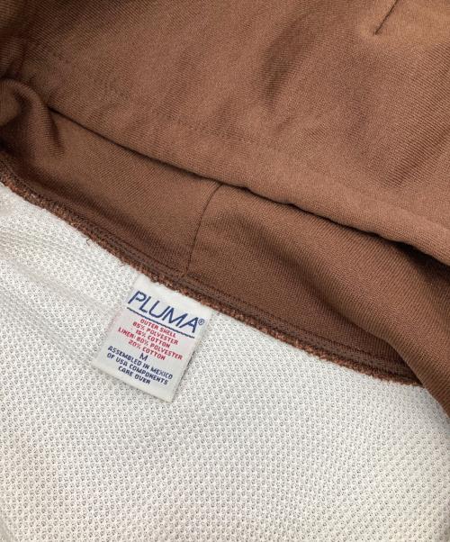 PLUMA（プルマ）PLUMA (プルマ) ［古着］ダブルフェイスジップパーカー ブラウン サイズ:Mの古着・服飾アイテム