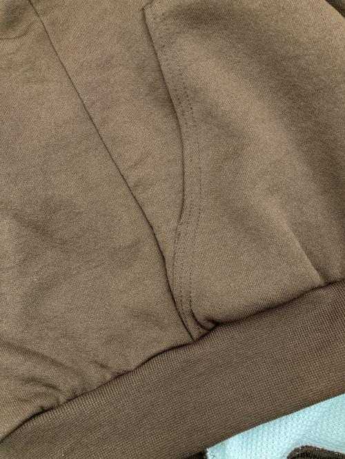 PLUMA（プルマ）PLUMA (プルマ) ［古着］ダブルフェイスジップパーカー ブラウン サイズ:Mの古着・服飾アイテム