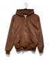 PLUMA（プルマ）の古着「［古着］ダブルフェイスジップパーカー」｜ブラウン