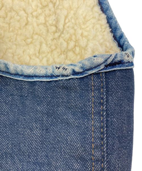 ROEBUCKS（ローバックス）ROEBUCKS (ローバックス) ［古着］裏ボアデニムベスト インディゴ サイズ:XLの古着・服飾アイテム