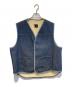 ROEBUCKS（ローバックス）の古着「［古着］裏ボアデニムベスト」｜インディゴ