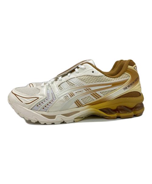 asics（アシックス）asics (アシックス) GEL-KAYANO 14 ホワイト×ベージュ サイズ:UK8の古着・服飾アイテム