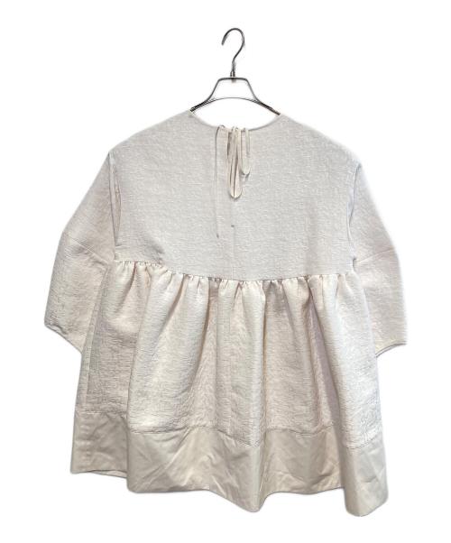 Cen.（セン）Cen. (セン) ジャガードチュニック ホワイト サイズ:Freeの古着・服飾アイテム