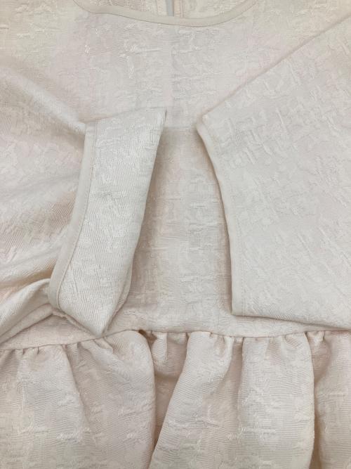 Cen.（セン）Cen. (セン) ジャガードチュニック ホワイト サイズ:Freeの古着・服飾アイテム