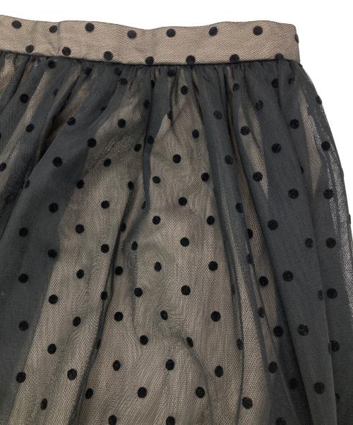 Ameri（アメリ）Ameri (アメリ) ONSTRICTED TOP DOT TULLE SET DRESS ブラック サイズ:Mの古着・服飾アイテム