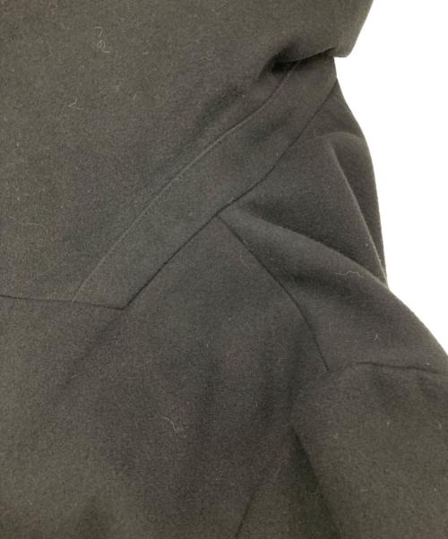 JENNE（ジェンヌ）JENNE (ジェンヌ) エレガントカラーフレアコート ブラック サイズ:Lの古着・服飾アイテム