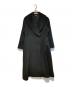 JENNE（ジェンヌ）の古着「エレガントカラーフレアコート」｜ブラック