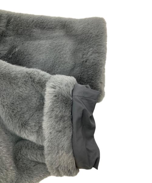 RIM.ARK（リムアーク）RIM.ARK (リムアーク) Dolman fake fur coat グレー サイズ:FREEの古着・服飾アイテム