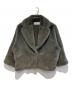 RIM.ARK（リムアーク）の古着「Dolman fake fur coat」｜グレー