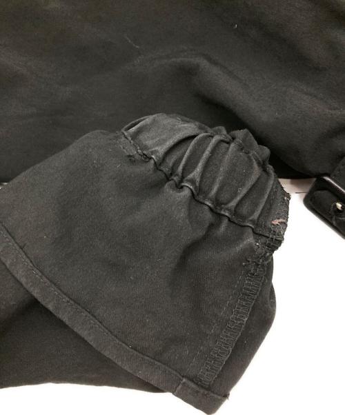 la belle etude（ラベルエチュード）la belle etude (ラベルエチュード) ギャザーボリューム袖ドレストレンチコート ブラック サイズ:FREEの古着・服飾アイテム