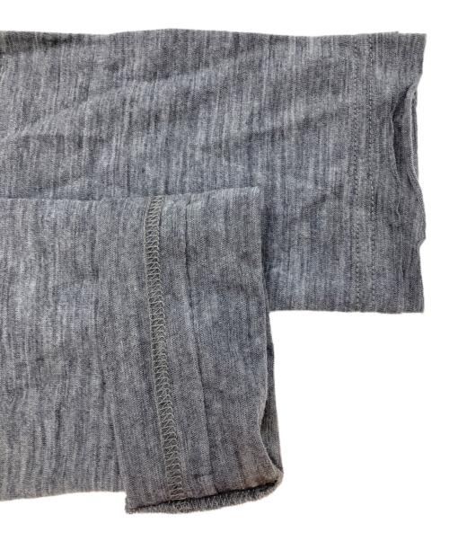 YOHJI YAMAMOTO（ヨウジヤマモト）YOHJI YAMAMOTO (ヨウジヤマモト) フリルカットソーカーディガン グレー サイズ:2の古着・服飾アイテム