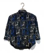 BLACK COMME des GARCONSブラックコムデギャルソン）の古着「グラフィックシャツ」｜ブラック