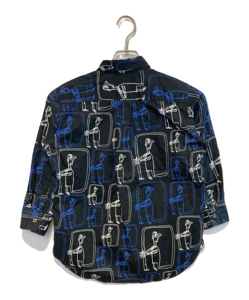 BLACK COMME des GARCONS（ブラックコムデギャルソン）BLACK COMME des GARCONS (ブラックコムデギャルソン) グラフィックシャツ ブラック サイズ:XSの古着・服飾アイテム