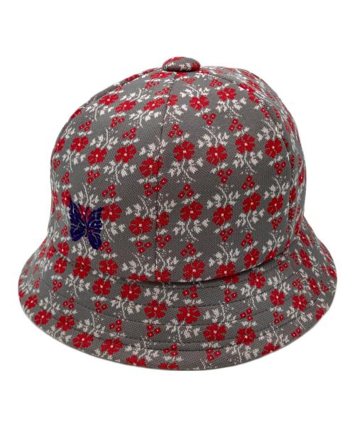 Needles（ニードルズ）Needles (ニードルズ) Bermuda Hat グレー×レッド サイズ:Lの古着・服飾アイテム