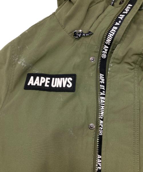 A BATHING APE（ア ベイシング エイプ）A BATHING APE (ア ベイシング エイプ) ナイロンジャケット カーキ サイズ:Sの古着・服飾アイテム