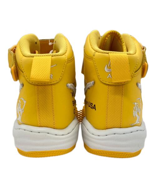 NIKE（ナイキ）NIKE (ナイキ) OFFWHITE (オフホワイト) AIR FORCE 1 MID SP LTHR イエロー サイズ:US8.5の古着・服飾アイテム