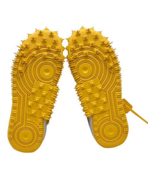 NIKE（ナイキ）NIKE (ナイキ) OFFWHITE (オフホワイト) AIR FORCE 1 MID SP LTHR イエロー サイズ:US8.5の古着・服飾アイテム