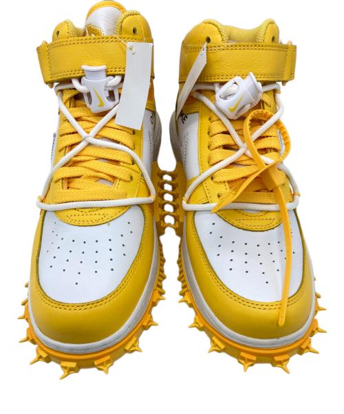 NIKE（ナイキ）NIKE (ナイキ) OFFWHITE (オフホワイト) AIR FORCE 1 MID SP LTHR イエロー サイズ:US8.5の古着・服飾アイテム