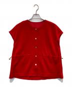 GRACE CLASSグレースクラス）の古着「ダブルクロスジャージトップ」｜レッド