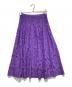GRACE CLASS (グレースクラス) レースタックフレアスカート パープル サイズ:38：5000円