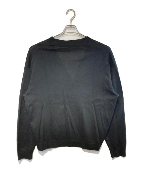 ATON（エイトン）ATON (エイトン) WOOL WASHI OVERSIZED CARDIGAN ブラック サイズ:04の古着・服飾アイテム