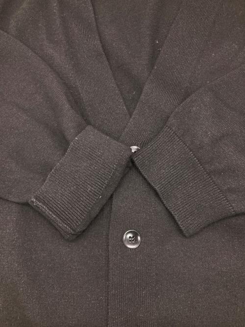 ATON（エイトン）ATON (エイトン) WOOL WASHI OVERSIZED CARDIGAN ブラック サイズ:04の古着・服飾アイテム