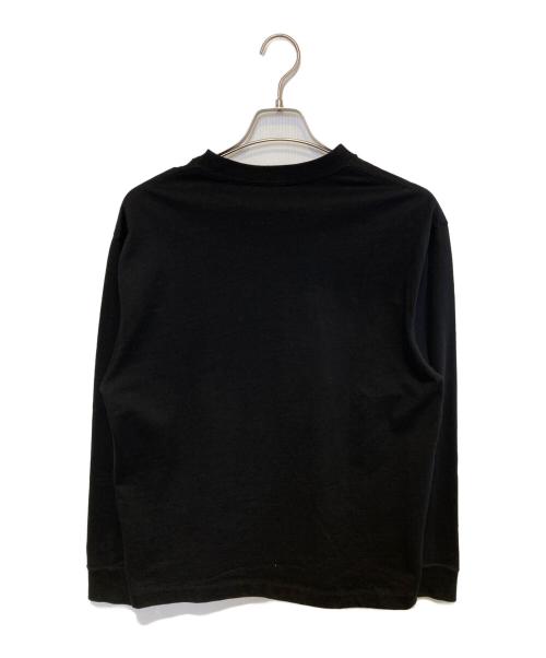 ATON（エイトン）ATON (エイトン) AIR SPININNG LOOSE FIT L/S T-SHIRT ブラック サイズ:02の古着・服飾アイテム