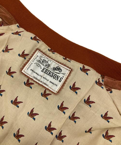 ERIKSON’S（エリクソン）ERIKSON’S (エリクソン) ［古着］スウェードボンバージャケット ブラウン サイズ:不明の古着・服飾アイテム