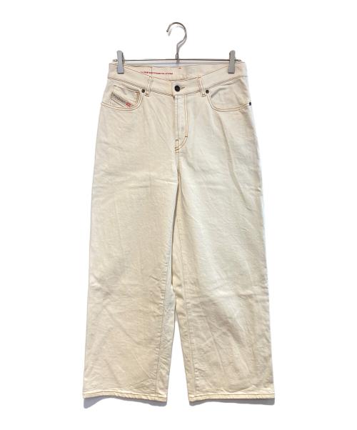 DIESEL（ディーゼル）DIESEL (ディーゼル) bootcut and flare jeans 2000 widee ホワイト サイズ:29×32の古着・服飾アイテム