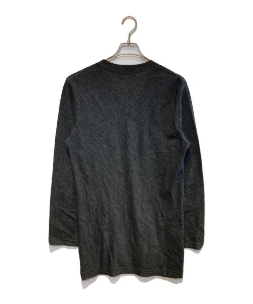 COMME des GARCONS HOMME PLUS（コムデギャルソンオムプリュス）COMME des GARCONS HOMME PLUS (コムデギャルソンオムプリュス) ウールジップカーディガン ブラック サイズ:Freeの古着・服飾アイテム