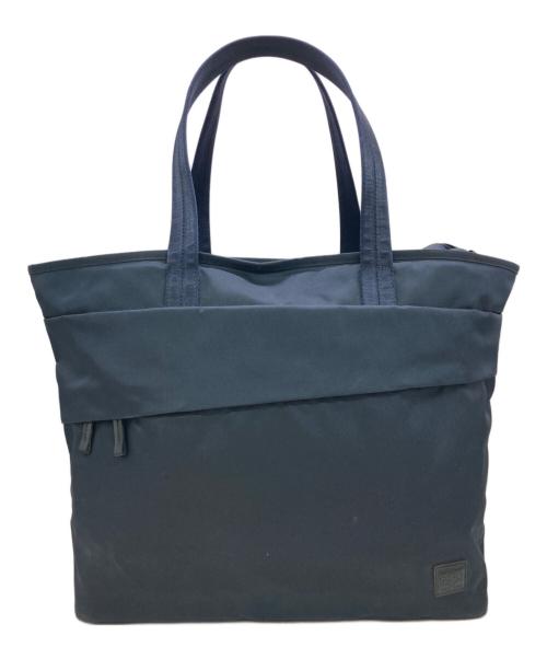 PORTER（ポーター）PORTER (ポーター) VIEW TOTE BAG(L) ネイビーの古着・服飾アイテム